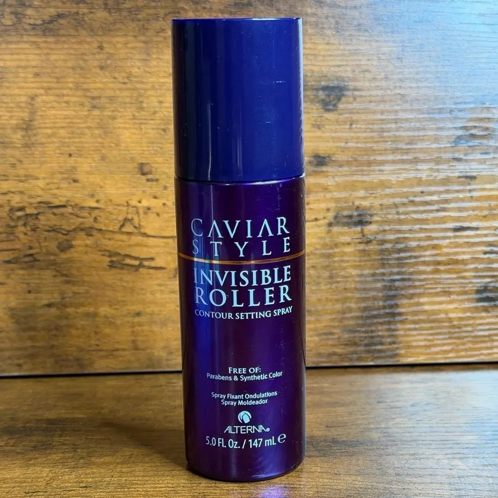 Alterna Caviar Invisible Roller Spray + Bliss Flex Vented Brush NWT Blowout Set